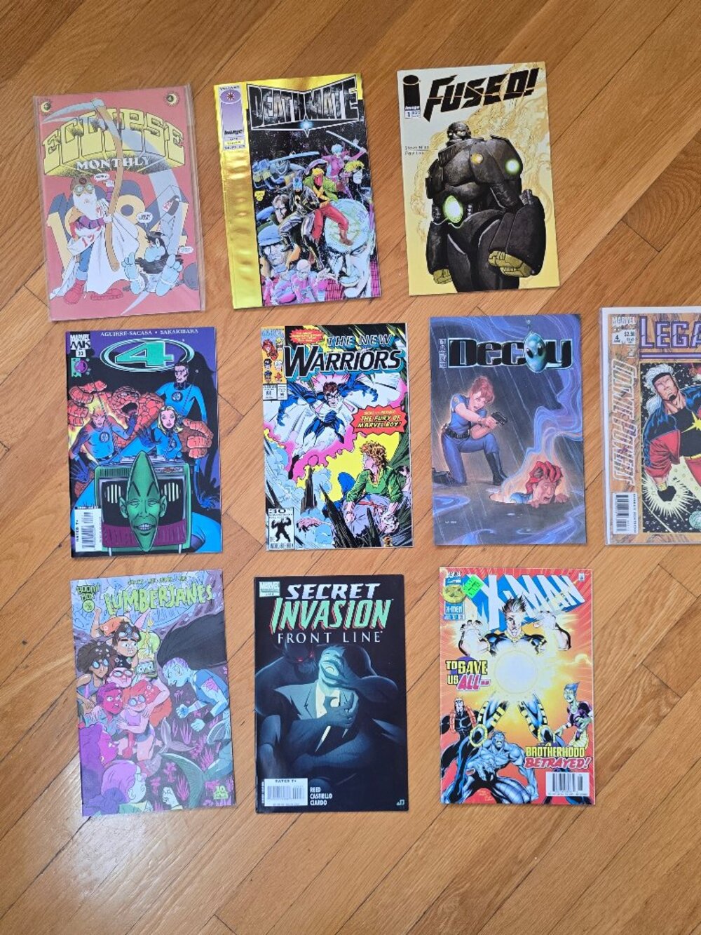 NEW Comic Book Lot #2 Set of 10 Marvel Image Valiant X-Man Mixed Collection